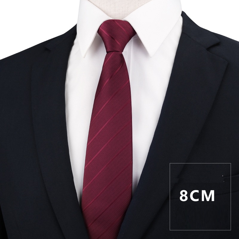 Cà vạt Nam bản to 8cm phong cách lịch sự, chững chạc, Cravat thắt sẵn ...