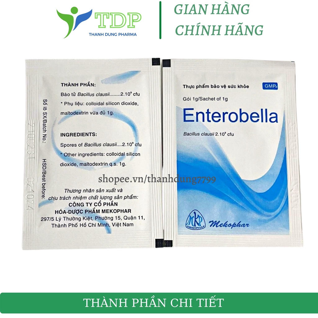 Men vi sinh Enterobella tăng cường tiêu hoá, bổ sung lợi khuẩn đường ...
