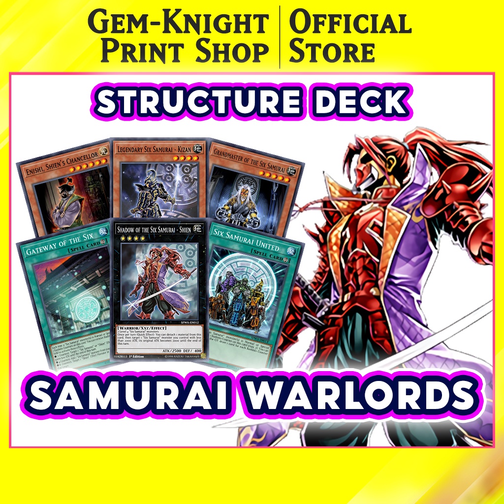 Bi In] B bi Yugioh - Six Samurai Warlords Structure Deck | Shopee Vit  Nam