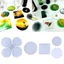 MỘT Nhựa Coaster Khuôn 5 Khuôn Silicon Cho Nhựa Đúc Coaster Epoxy Khuôn Nhựa Epoxy Đúc Khuôn Trang Trí Nhà