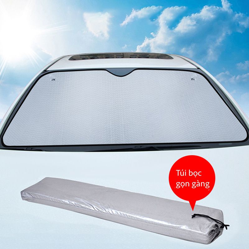 Tấm che nắng kính lái bên trong ô tô 5 lớp. | Shopee Việt Nam