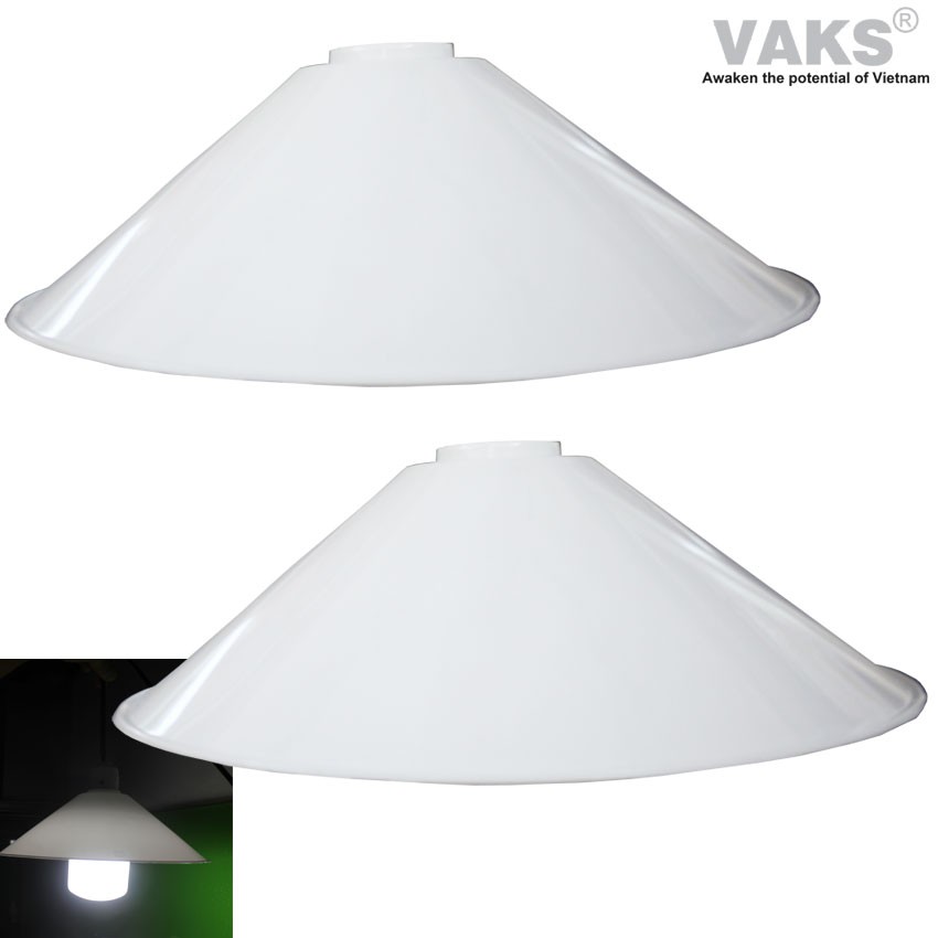 02 cái Chụp đèn chống mưa, chống chói kích thước 245mm x 78 mm - 119 - nhựa ABS - sx tại Việt Nam | BigBuy360 - bigbuy360.vn