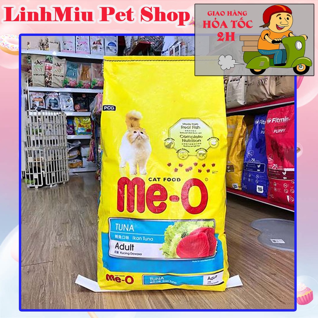 Thức Ăn Hạt Cho Mèo me-o 7kg 3 vị (bao không chia gói) | Shopee Việt Nam