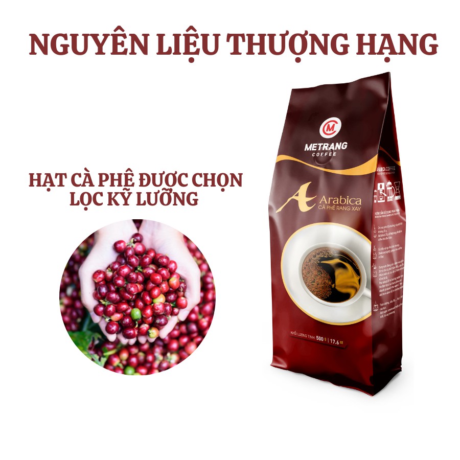 Ảnh Cà phê Mê Trang Arabica (A) - Túi bột 500g 4