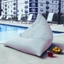 Lót ghế lười Lót ghế sofa lười hạt xốp 3II HOME size XL120x140cm L100x120cm M80x100cm hình tam giác.