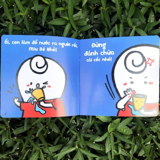 Sách ehon kỹ năng sống - Song ngữ Anh - Việt: Miu Bé Nhỏ Phần 1 + 2 (1-6 tuổi)