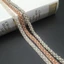 DELMER Ren Viền Thêu Cô Dâu Đính Handmade Ngọc Trai Trang Trí Đầu Đính Hạt