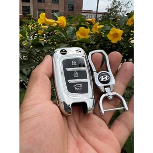Ốp chìa khoá TPU xe ô tô HUYNDAI accent 2019 phiên bản chìa bật