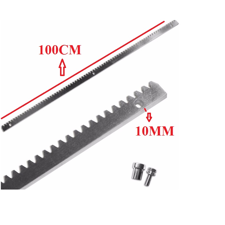Ray cửa cổng, ray thép dài 100cm dày 10mm
