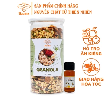 Ngũ Cốc Granola Beemo – Granola Yến Mạch Hạt Dinh Dưỡng, Ngũ Cốc Ăn Kiêng, Ăn Sáng Tiện Lợi
