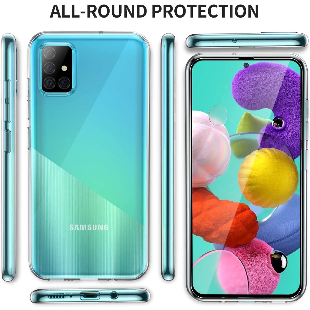Ốp điện thoại chống sốc chống va đập bảo vệ cho Samsung Galaxy A03 A12 A02s A51 A71 A31 A21s A11 M14 M62 M12 5G