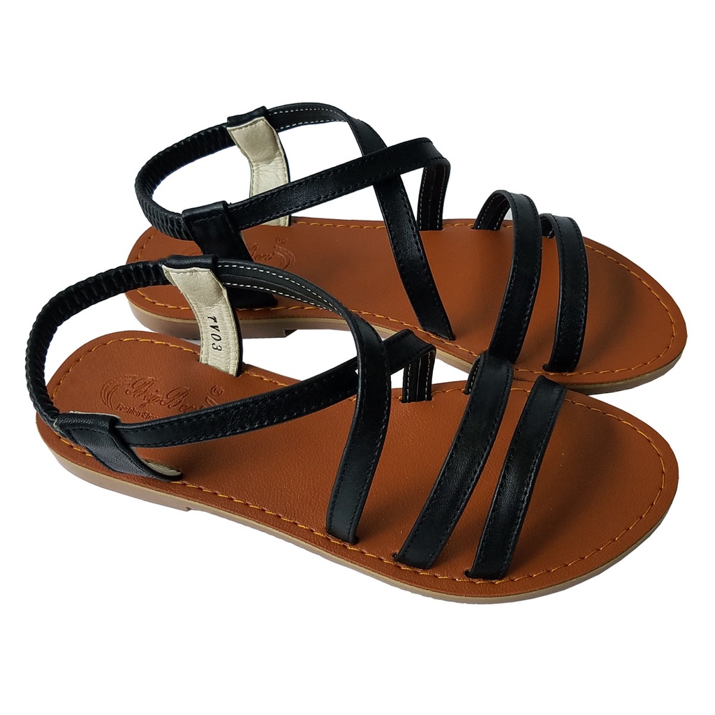 Giày Sandal Nữ Da Bò Thật BIGGBEN Cao Cấp HKD575