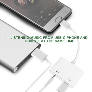 Giảm giá! ✨Bộ chuyển đổi giắc cắm tai nghe L sang 3,5 mm Bộ chia sạc nhanh PD cho Xiaomi Huawei Samsung