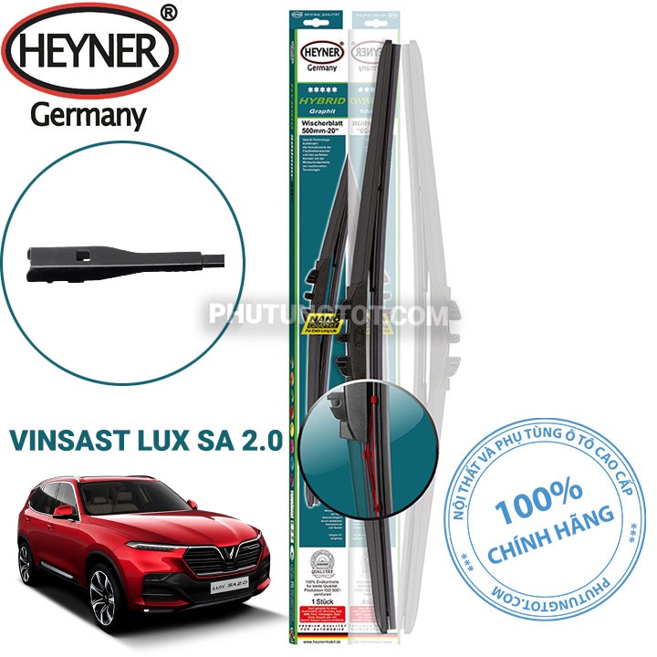 Heyner Germany HS2418H – Tergicristallo Anteriore Per Citroen C3 (2002-2009) 50/45 Cm Set 2 Pezzi