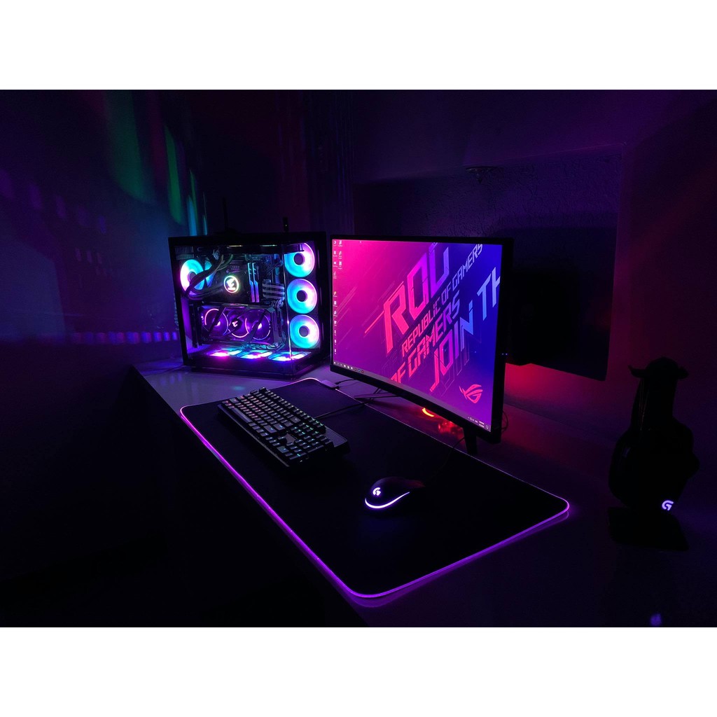 PAD LED RGB Khổ LớnLót Chuột LED Khổ LớnLED 7 màu | Shopee Việt Nam