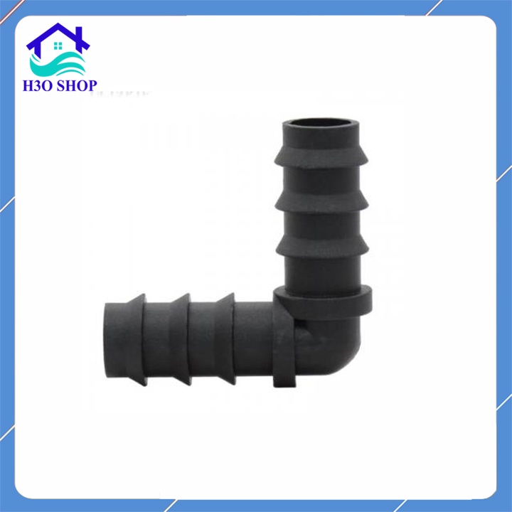 5 cái [ 5 cái ]Co góc nối ống tưới LDPE 16mm, 20mm, 25mm phụ kiện ống ldpe
