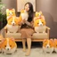 YT4 Corgi Chó Sang Trọng Đồ Chơi Trẻ Em Cho Bé Quà Tặng Trang Trí Nhà Cửa Sofa Đệm Dễ Thương Chân Ngắn Corgi Mềm Ném Gối Nhồi Bông