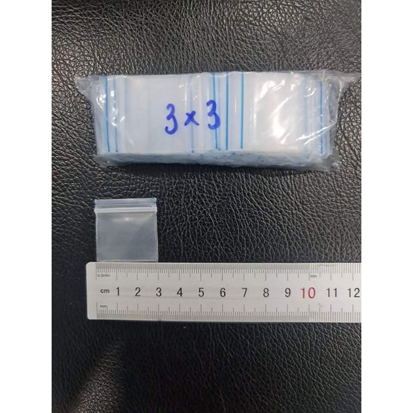 100 túi zip nhỏ loại dày size 3cm x 3cm, túi zip mini đẹp, bì zip trong ...