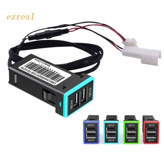 For  QC3.0 Dual USB Power Socket Quick Charge Car Charger USB Adapter