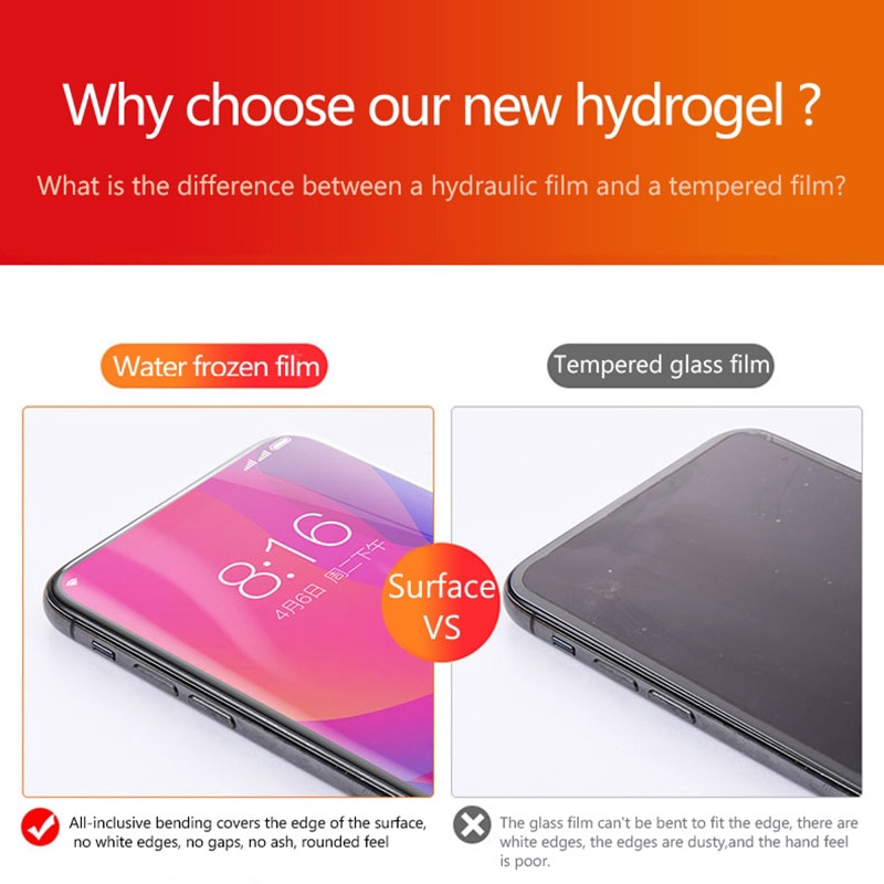 Dành Cho OPPO Realme 8 7 7i 6 6i 5 5i 5s 3 X2 Pro Narzo 30A C21 C11 C12 C15 Phim Bảo Vệ Màn Hình Full Cover Hydrogel Film