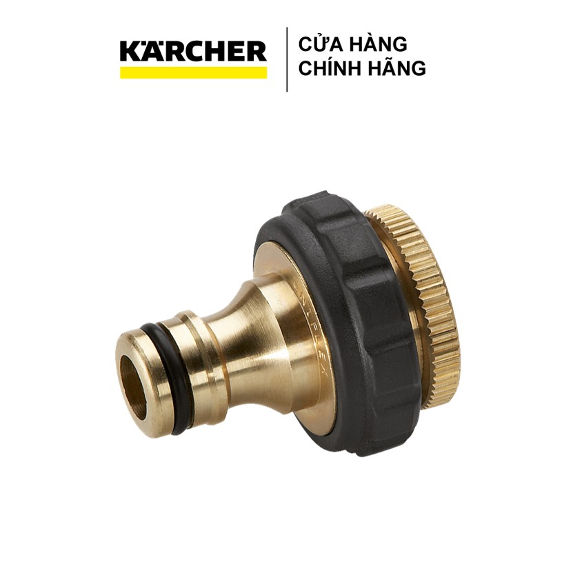 Ảnh Đầu nối ống nước bằng đồng cao cấp Karcher G 3/4 và bộ giảm ren G 1/2 - Phù hợp với vòi có ren đường kính 21 - 27mm 2