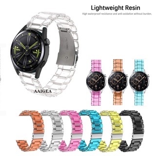 Dây đeo nhựa nhẹ trong suốt 20mm 22mm mới cho Huawei Watch GT6 Pro 46mm GT 6 5 4 3 2 / GT5 / GT4 / GT3 SE / GT2 42mm 46mm / Buds