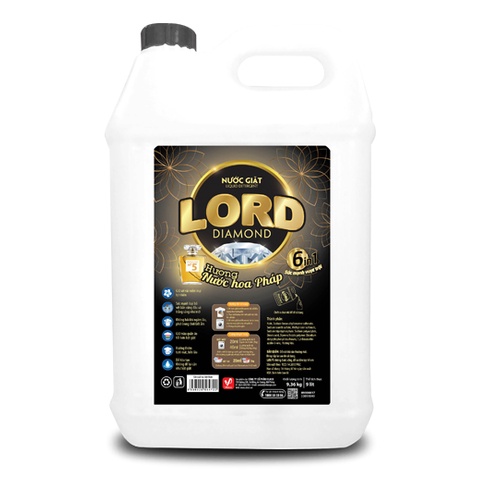 Ảnh Nước giặt Lord diamond hương nước hoa Pháp 10kg 1
