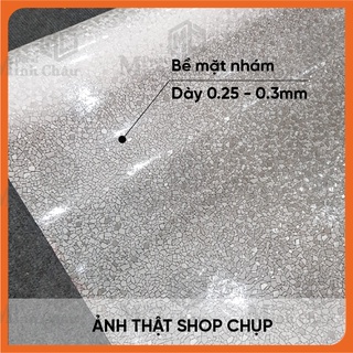 Giấy Decal Dán Kính 3D hình Đá Trắng T075 dán mờ kính cửa sổ nhà tắm khổ 90x100cm