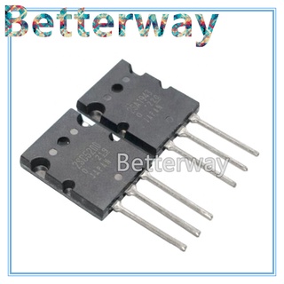 10 Cái = 5 Cặp 5 Chiếc TTA1943 2SA1943 A1943 + 5 Chiếc TTC5200 C5200 2SC5200 TO-3PL Silicon PNP NPN Bộ Khuếch Đại Công Suất Cao Transistor 15A / 230V / 150W Trên Betterway
