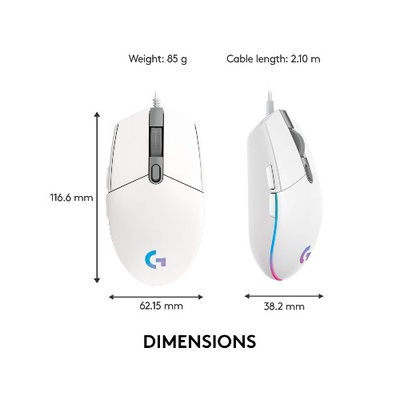 Chuột Gaming Logitech G102 Gen2 Lightsync - Hàng Chính Hãng | BigBuy360 - bigbuy360.vn