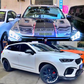 Ốp capo thể thao lắp chung cho các dòng xe , Sedan, Hatback , SUV .,ôp capo dán băng keo