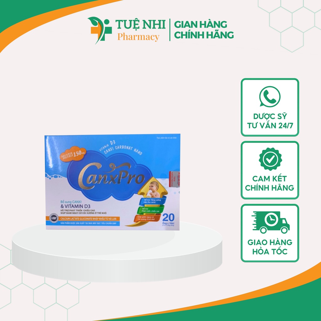 Canxpro – Bổ Sung Canxi Hữu Cơ Vitamin D3k2 Giúp Xương Răng Chắc Khỏe