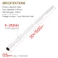 Ống nhôm FUYI 0.5mm độ dày tường thẳng 300 500mm ống hợp kim nhôm dài OD Đường kính ngoài 2 3 4 5 6 7 8 9 10 11 12 13 14 15 16 17 18 19 20mm ống