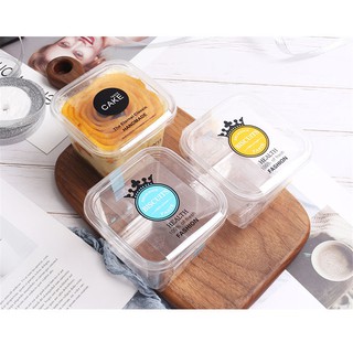 10 hộp pet nhựa đựng mousse,tiramisu,pudding 10*10*7cm