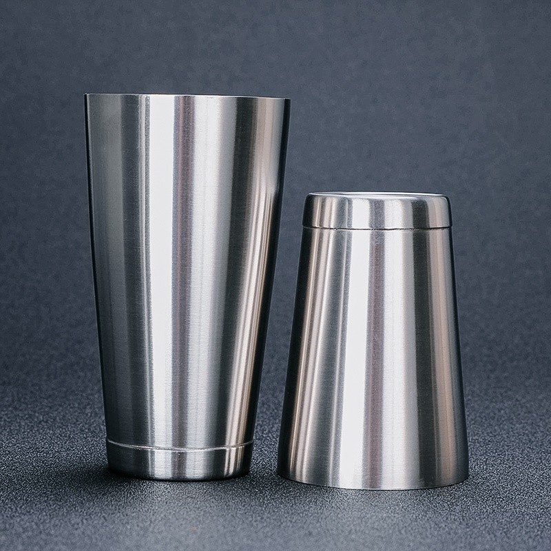Boston Shaker 2 Đáy - Dụng cụ Bartender - Chất liệu inox 304 - Dung tích 550ml/750ml