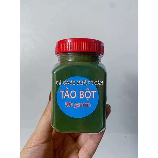 50G TẢO BỘT CHO CÁ LỚN CÁ CON ARTEMIA BOBO RẤT DINH DƯỠNG