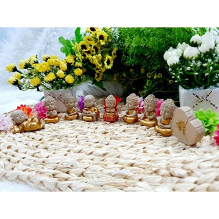 Bộ 9 tượng Phật gốm sứ tuyệt đẹp ( Hình + Video )