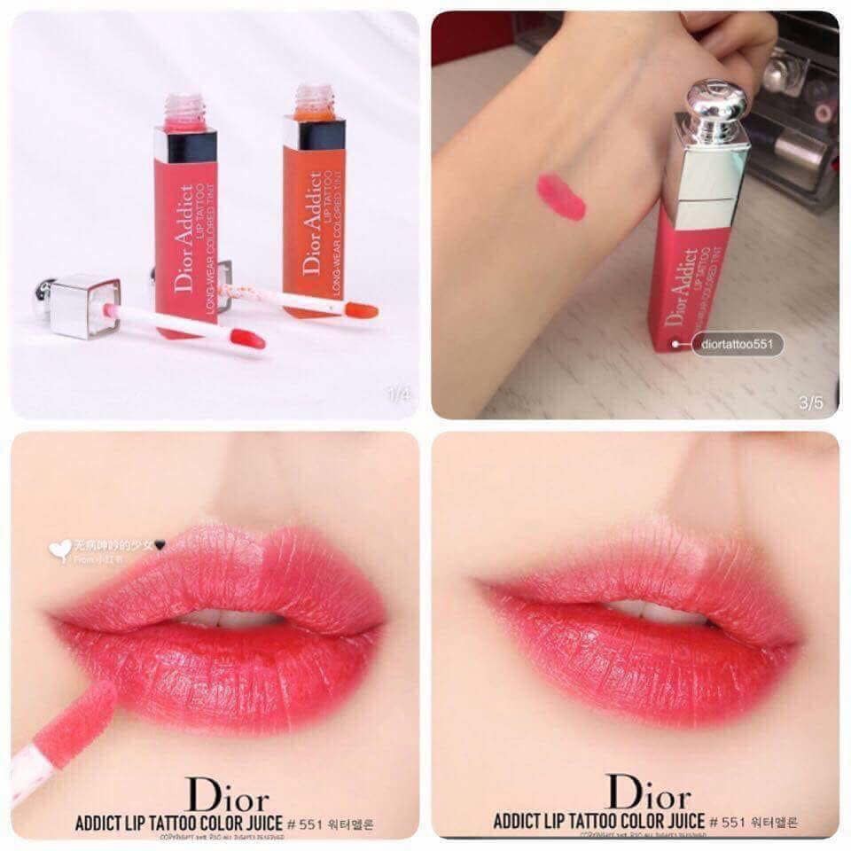 Dior addict hotsell lip tattoo 551