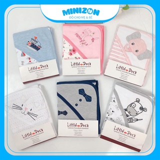 Chăn Ủ Có Mũ 2 Lớp Đa Năng Little Duck Mẫu Mới Đủ Màu Cho Bé | Minizon Kids