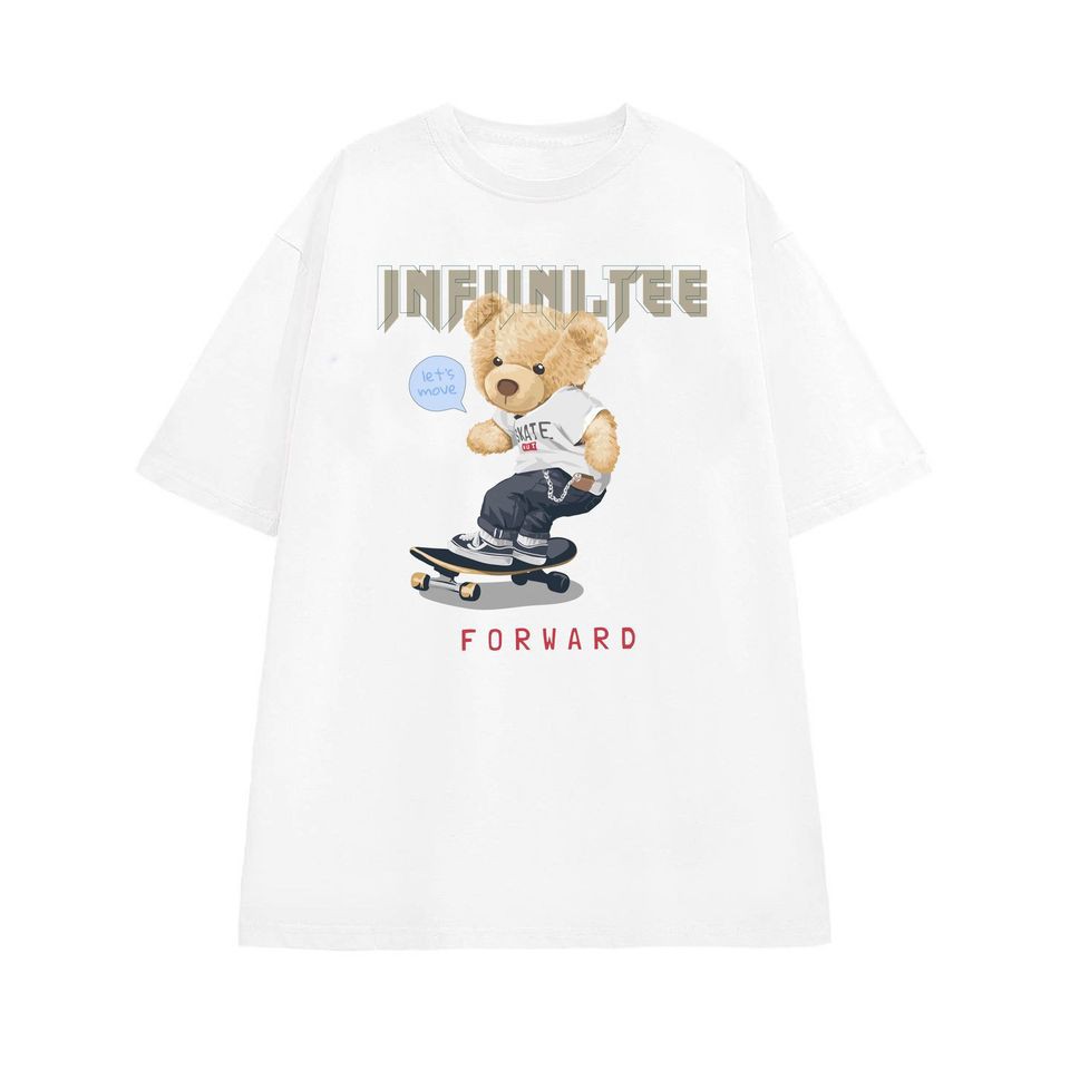 Áo thun INFINITEE Fni0892, Thun 100% Cotton - form rộng Unisex.