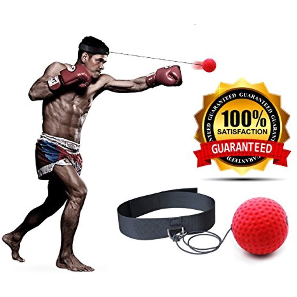 Ảnh Bóng Tập Phản Xạ Boxing Treo Đầu Bóng Phản Xạ Kickboxing – Bộ Bóng Dây Tập Phản Xạ Đấm Bốc Chính Hãng Amalife 4