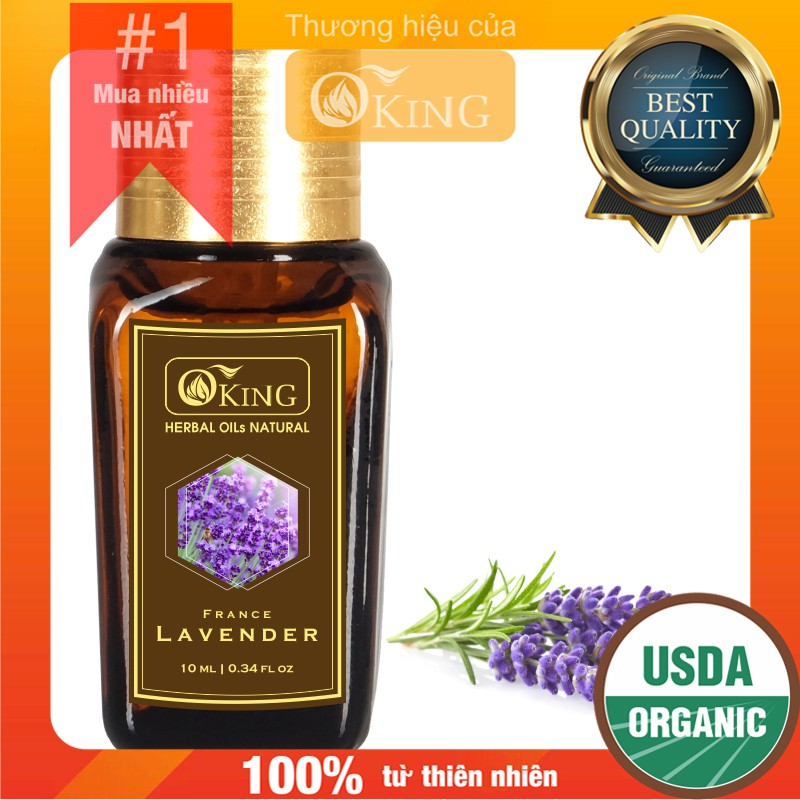 Tinh dầu Oải hương Pháp nguyên chất (True Lavender) 10ml | Oking Việt Nam