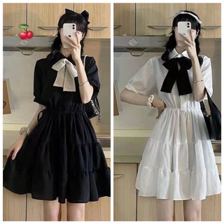 váy nơ đen trắng giá tốt Tháng 5, 2024 | Mua ngay | Shopee Việt Nam