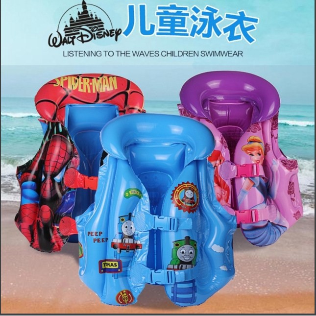 Áo phao tập bơi cho bé đi tập bể bơi, phao đi tắm du lịch gọn nhẹ nhiều size từ 2-12 tuổi FB05