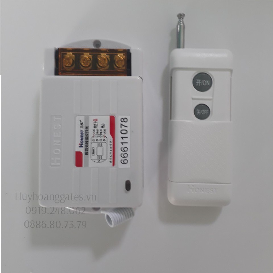 Công tắc remote điều khiển từ xa 10A -220V 1000 mét HT-6805WD