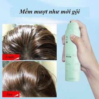 Xịt gội đầu khô cấp tốc giúp tóc bồng bềnh không dầu không bết dính suốt 8 tiếng