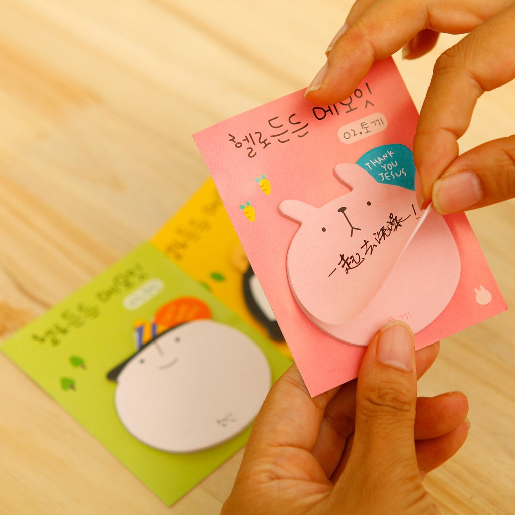 Combo 1-3 Note Ghi Chú nhiều hình dễ thương