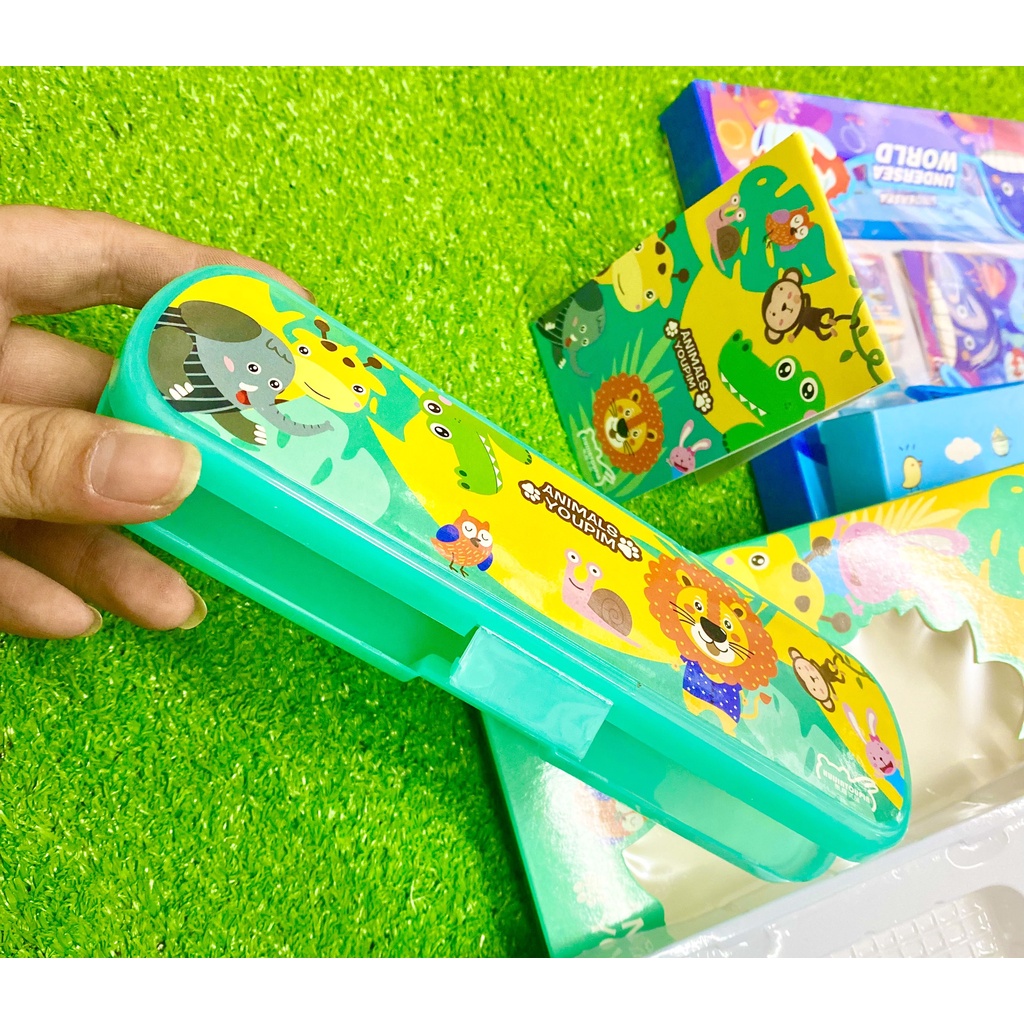 SET QUÀ 7 MÓN DỤNG CỤ HỌC TẬP CHO BÉ - mẫu ngẫu nhiên (Đồ Dùng Dạy Học Miki)