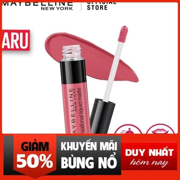 (Hàng Mới Về) Son Môi Maybelline Dạng Lỏng Dễ Lên Màu 12h Kiềm Dầu 120 xịn