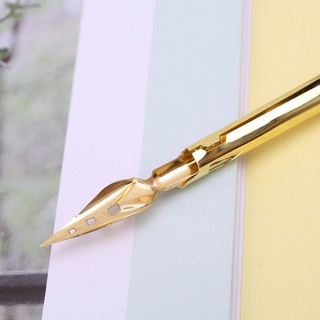 Set bút và ngòi nhúng mực vẽ thư pháp/ ký tên làm quà tặng thanh lịch cổ điển